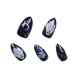 Halloween Press on Nails Short Almond Fake Nails