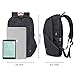 Travel Laptop Backpack, Waterproof Computer Bag for Women Men, Business Anti Theft College School Laptops Bag with USB Charging Port Fits 15.6 Inch Laptop and Notebook - Black