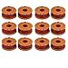 LBK 12-Pack Replacement 10-Foot Grass Trimmer/Edger Spool Line, Compatible Model Worx WA0010 primary