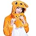 Itopfox Adult Animal Pajamas - Kangaroo One Piece Plush Cosplay Onsies Sleepwear Size S