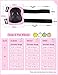 Kuxuan Girl's CIRA Pink Protective Gear Set Including Knee Pads Elbow Pads and Wrist Guards, for Kid Multi Sports Uses: Skateboarding, Roller Skating, Cycling, Balance Biking, and Scooter - Medium