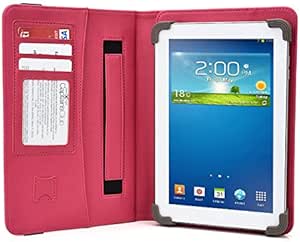 Asus Zenpad 7 0 Z370c 7 Inch Tablet Case Unigrip Pro Series Pink By Cush Cases Case Features Top Quality Pu Leather With Bulit In Stand Hand Strap 3 Card Slots And Sim Card Holder Computers Accessories Amazon Com