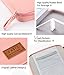 EASTHILL Big Capacity Pencil Pen Case Pouch Box Organizer Large Storage for Bullet Journal Pink