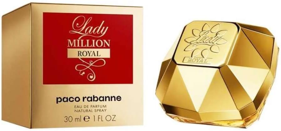 Paco Rabanne Lady Million Royal EDP Spray 30ml Refillable Gift Box