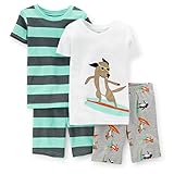 Carter's Baby Boys 4-piece Snug Fit Cotton Pajamas (Surfer)