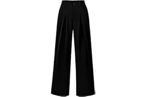BTFBM Women High Waist Palazzo Pants Fall 2025 Casual Wide Leg Trousers Loose Work Office Business Suit Pant Pockets