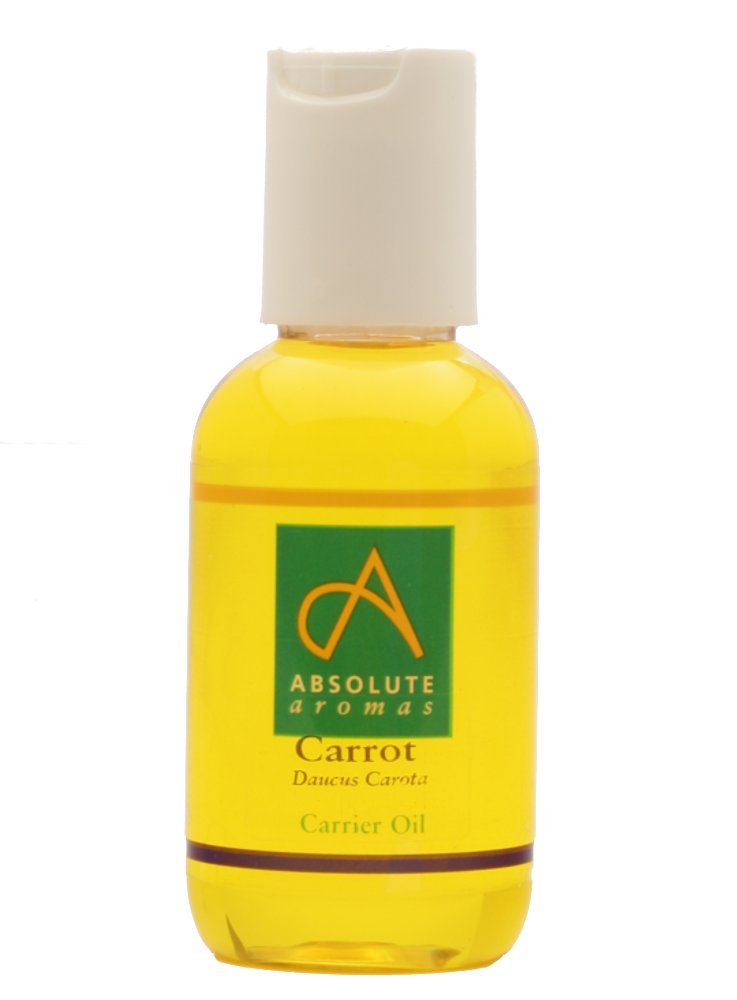 Absolute Aromas Carrot (Daucus Carota) Oil 50ml - Pure, Natural, Cruelty Free – Vegan, GMO-Free, Cruelty-Free and sustainably sourced. Macerated in Sesame Oil.