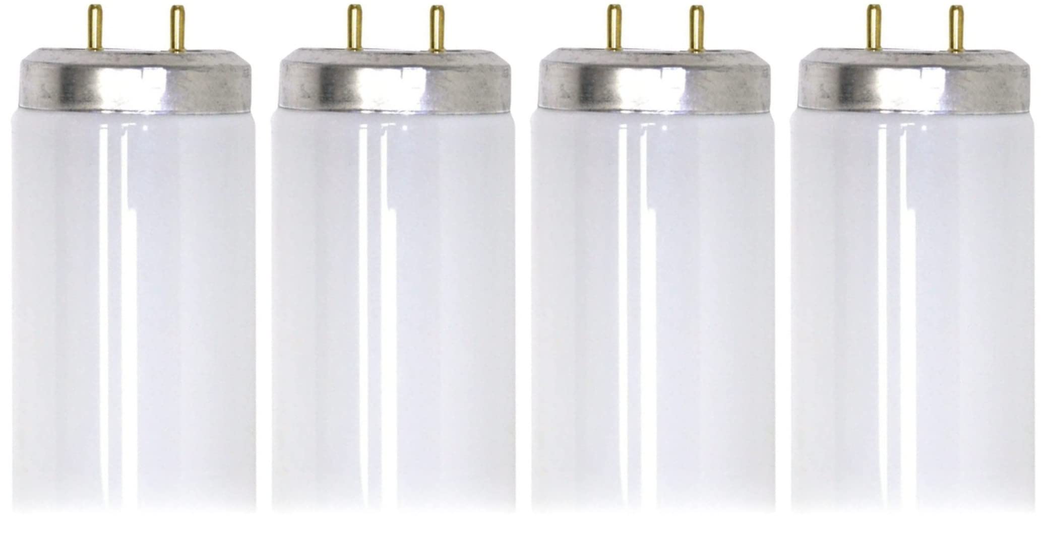 SYLVANIA 36" T12 Fluorescent Tube Light Bulb, 4-Pack, Cool White 4200K, 2200 Lumens - F30T12/CW/RS/UPC