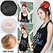 Womens Girls Donut Hair Bun Synthetic Scrunchie Hair Bun Cover Bun Cage Bun Wrap Maker Hairpiece Clip in Hair Extension Hair Ornament Decoration Pp07