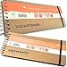 2 Pack Travel journals, 220gsm, 12 x 5 inch, 96 workable Pages for Pencils, charcoals, Watercolor wash or Mixed Media, my art tools Landscape Paper Format, Spiral Bound