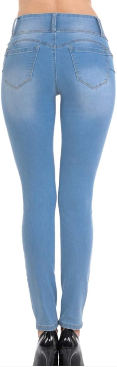 wax push up skinny jeans