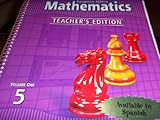 Houghton Mifflin Mathematics, Level 5, Vol. 1, Teacher's Edition