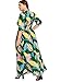 Milumia Women's Button Up Split Floral Print Flowy Party Maxi Dress