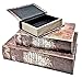 Bellaa 28151 Book Boxes The Holy Bible Secret Storage Set of 3