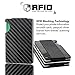 Minimalist Wallet EDC Credit Card Tool Gift Set - Slim Carbon Fiber Credit Card Holder with Money Clip Band, RFID Blocking Anti-Theft Technology for Men or Women accessories for travel