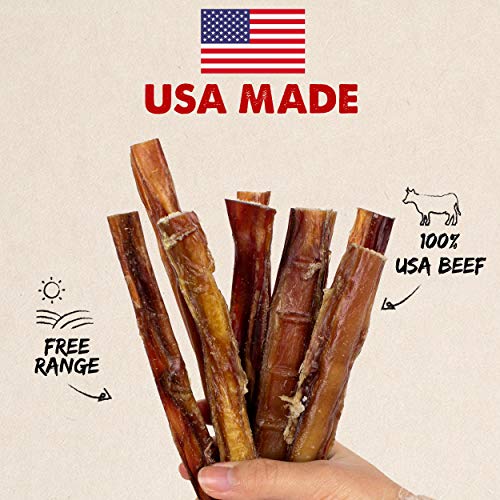 Downtown Pet Supply USA Sourced, 6", 15 Pack Bully Sticks for Large
