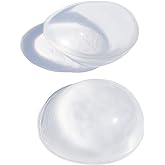 HIPLAYGIRL Concave Breast Forms - Round Bra Inserts Silicone Breast Prosthesis Padding Enhancers