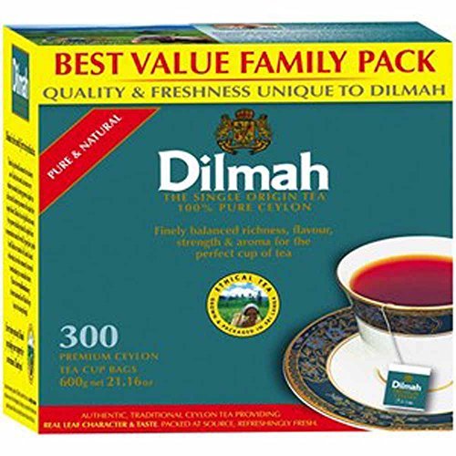 Dilmah Tea Bags 300 Count Family Value Pack