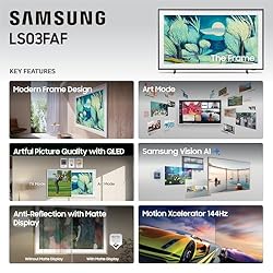 SAMSUNG 43-Inch Class The Frame LS03F 4K QLED Smart