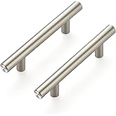 Ravinte 30 Pack 5'' Cabinet Pulls Brushed Nickel Stainless Steel Kitchen Drawer Pulls Cabinet Handles 3" Hole Center