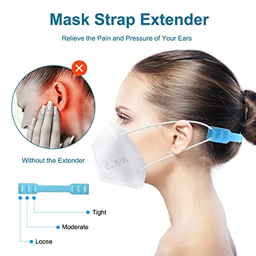 Tayogo Mascarillas FFP2 Faciales Desechables 20 pcs 5 Colores Combinados Homologadas de 5 Capas de Filtro Certificado CE 2163 - EU