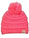 Funky Junque's CC Kids Baby Toddler Cable Knit Children's Pom Winter Hat Beanie