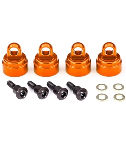 Amazon.com: Traxxas Shock Cap Aluminum GTX Shock Blue TRA9664X