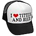 I Heart Titties Beer - Love Funny Joke Gag - Unisex Adult Trucker Cap Hat