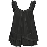 OYOANGLE Women's Lingerie Set 2 Piece Mesh Lace Sheer Chemise and G String Babydoll Nightwear