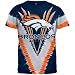 Denver Broncos - Logo V-Dye Tie Dye T-Shirt