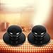 Pot Lid Knob, Universal Kitchen Cookware Saucepan Kettle Lid Replacement Knobs Cover Pan Lid Holding Handles 2Pcs (Black)