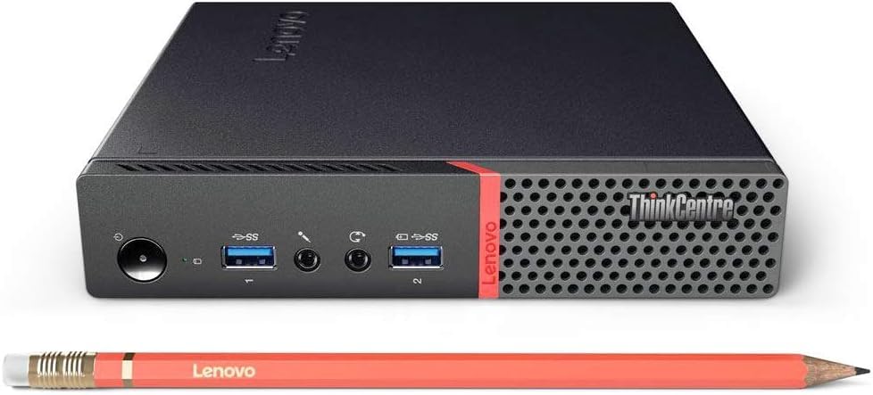 Lenovo ThinkCentre M900 Tiny Desktop, Quad Core i7 6700T 2.8Ghz, 16GB DDR4, 512GB SSD Hard Drive, Windows 10 Pro (Renewed)
