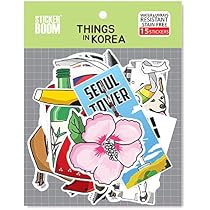 Amazon.com: Things in Korea Seoul Soju Hangeul Korean Flag I Love ...