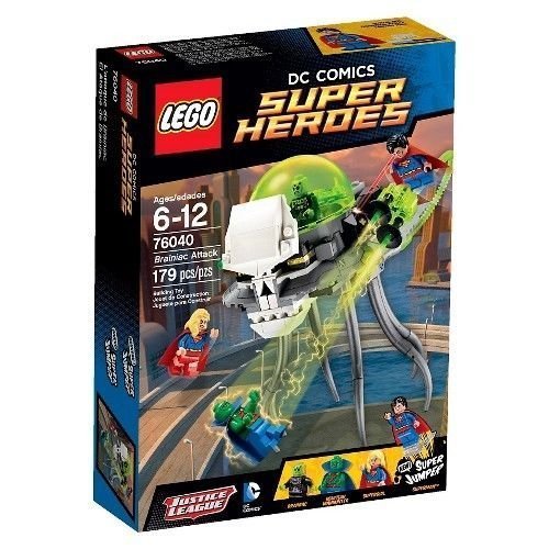 LEGO Superheroes Superman Brainiac Attack (179pcs) Figures Building Block Toys