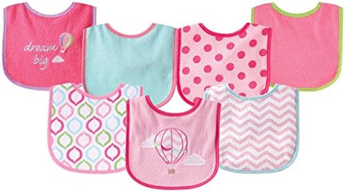Buy Hudson Baby 4-Pack Garden Burp Cloth Set in Pink from Bed Bath & Beyond