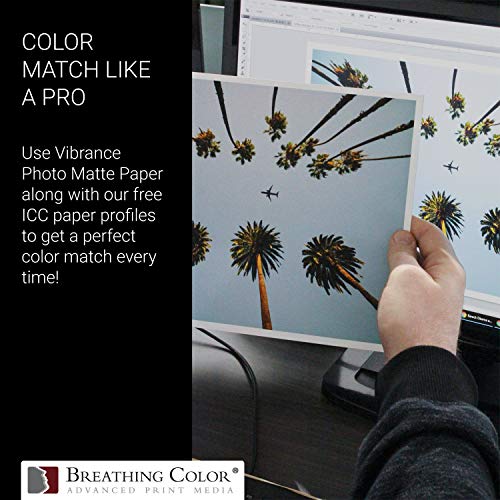 Vibrance Matte Photo Printer Paper 12 mil 255 gsm Matte Finish Premium Photo Paper Roll on 3in Core 44 inches x 100 ft Works with Most Inkjet Printer Professional Makes and Models Like Epson Canon HP - Thumbnail 4