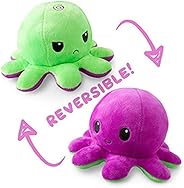 TeeTurtle | The Moody Reversible Octopus Plushie | Patented Design | Sensory Fidget Toy for Stress Relief | Re