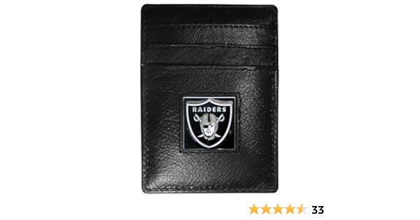 raiders wallet with chain