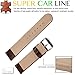 VIMVIP 20mm Genuine Leather Watch Band Strap for Moto 360 2nd Gen 42mm Samsung Gear S2 Classic (Brown)