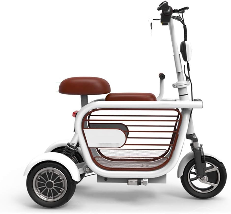 ZGYQGOO Electric Mobility Scooter 3 Wheeled Electric Scooter Folding, Electric Bicycle-34Km/H, Easy Fold-And-Carry Design,Ultra-Lightweight Adult Electric Scooter