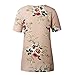 TOPUNDER 2018 Women Short Sleeve Tops Floral Printing Blouse Casual T Shirt Loose