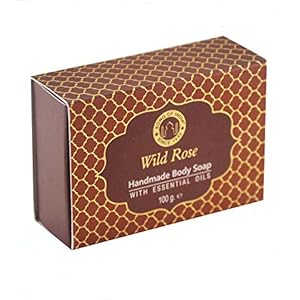 Song of India 100 g. Luxurious Veda Handmade Glycerin Soap with Essential Oils (Wild Rose)
