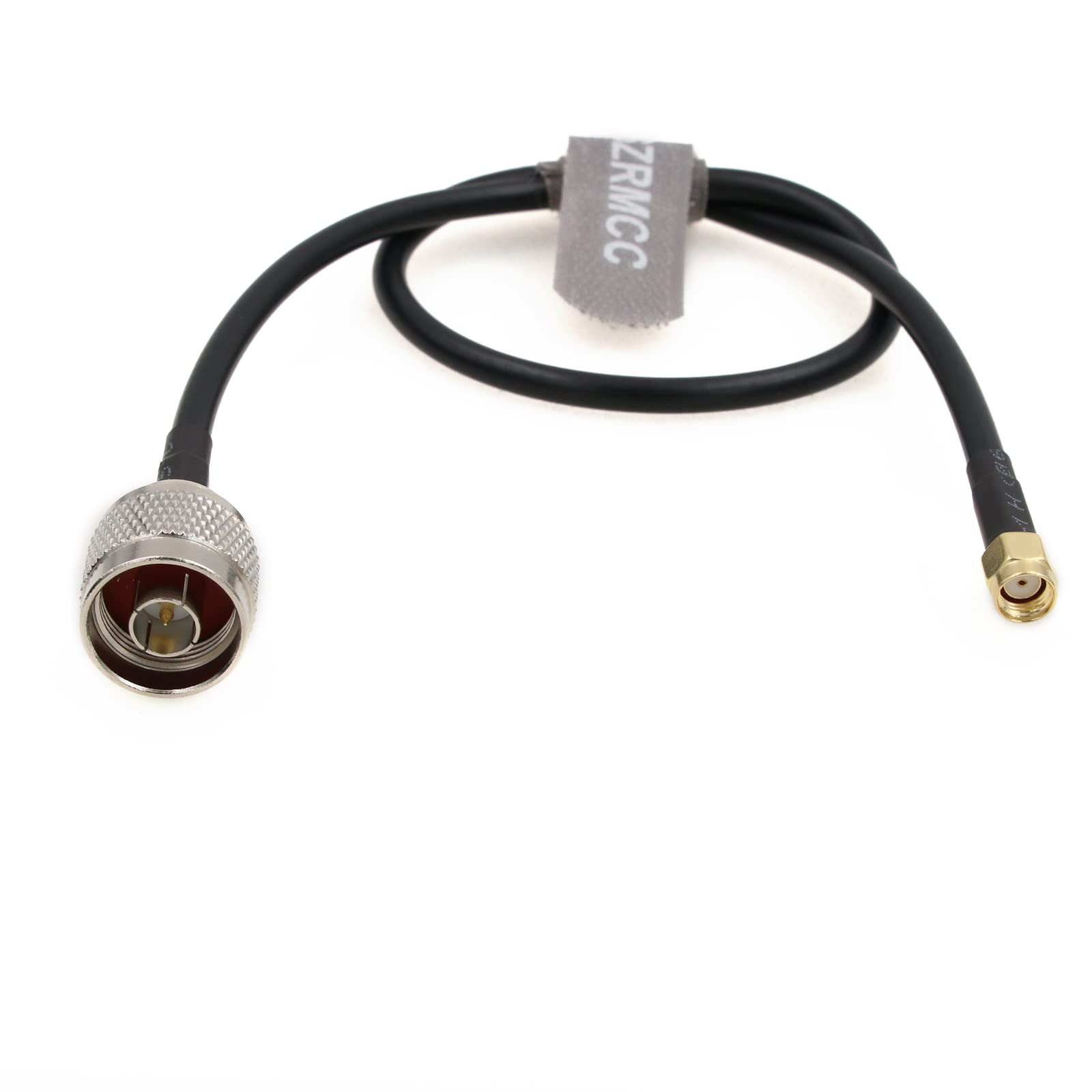 SZRMCC RP-SMA Male with Female Pin to N Type Male Plug Antenna Extension WiFi Cable RF Coaxial Pigtail 50 ohm Cable (1m)