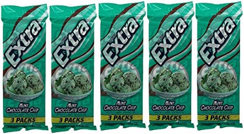 Amazon エクストラ シュガーフリーガム ミントチョコレートチップ 5個 並行輸入品 Extra Gum ガム 通販