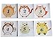 Baby  Milestone Stickers - Baby Monthly Stickers for Boys or Girls - First Year Baby Stickers -Baby Onesie Stickers for Baby Milestones - by Alganori (TM)