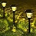 GIGALUMI Solar Pathway Lights, Wireless LED Solar Garden Lights, IP44 Waterproof Solar Path Lights for Outdoor Patio, Yard, Walkway, Lawn. (6 Pack)