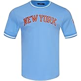 PRO STANDARD Mens NBA New York Knicks Classic Chenille Short Sleeve Tee University Blue XL