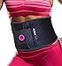 ActiveGear Premium Waist Trimmer Belt Slim Body Sweat Wrap for Stomach and Back Lumbar Support (Pink, Medium: 8