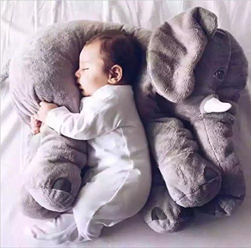 JCare Large Plush 60CM Elephant Toy Kids Sleeping Back Cushion Elephant Baby Sleep Pillow Baby Calm Doll Baby Doll Birthday Gift Holiday Gift