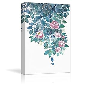 Canvas Wall Art - Chinese Flowering crabapple - Watercolor Painting Style Art Reproduction - Modern Home Decoration - 12"x18"